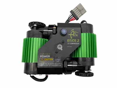 Up Down Air 12099918 EGOI II Permanent On Board Dual Motor Air Compressor System 6.35 CFM / Up Down Air 12099918 Air Compressor