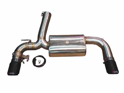 Valvetronic BMW.F.VSES.BR.RC Axleback Stainless Exhaust with Carbon Fiber 3.5" Tip for 2012-2019 BMW / Valvetronic BMW.F.VSES.BR.RC Axleback Exhaust