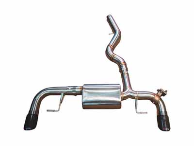 Valvetronic BMW.G20.330I.AXL.BR.RC Stainless Axleback, Carbon Tips for 2014-2020 BMW i8/330i/430i / Valvetronic BMW.G20.330I.AXL.BR.RC Exhaust