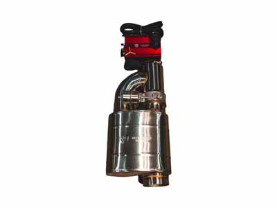 Valvetronic OFF.UVM.89MM.X1 Off Road Universal Muffler Kit Single Inlet/Outlet 89MM 3.5-Inch / Valvetronic OFF.UVM.89MM.X1 Muffler
