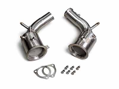 Valvetronic POR.992.TUR.FF.400C.BR 400-cell catted downpipes for Porsche 992 Turbo / Turbo S / Valvetronic POR.992.TUR.FF.400C.BR Downpipe