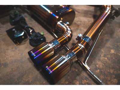 Valvetronic VTD.TIP.SW.30.40.TIBRT Universal Exhaust Tips 3.0-Inch Inlet 4.0-Inch Outlet Titanium / Valvetronic VTD.TIP.SW.30.40.TIBRT Exhaust Tip