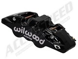 Wilwood 120-13281-BK AERO4 Caliper-R/H, Black 1.62 & 1.38" Pistons, 1.25" Disc / Wilwood 120-13281-BK Caliper