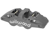 Wilwood 120-13339 AERO4 Caliper, Black Anodize 1.12 & 1.12" Pistons, 1.25" Disc / Wilwood 120-13339 Caliper