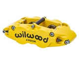 Wilwood 120-14055-Y FNSL4R Caliper, Yellow with 1.38/1.38" Pistons for 0.81" Disc / Wilwood 120-14055-Y FNSL4R Caliper