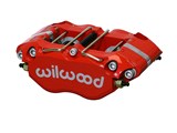 Wilwood 120-14091-RD Dynapro 4 NDPR (Thin Pad) Red Caliper 1.12