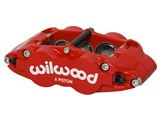 Wilwood 120-14436-RD FNSL6R Dust Seal Caliper- RH, Red 1.62 & 1.12 & 1.12" Pistons, 1.10" Disc / Wilwood 120-14436-RD Caliper