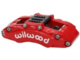 Wilwood 120-14850-RD AT6 Caliper-R/H, Red 1.75 & 1.38 & 1.38" Pistons, .75" Disc / Wilwood 120-14850-RD Caliper