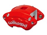 Wilwood 120-15796-RD D154-DS Dust Seal Single Piston Floater Caliper in Red for 1.04