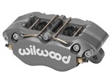 Wilwood 120-16438 Dynalite-ST 4-Piston Caliper Anodized Gray with 1.62" Pistons for .81" Disc / Wilwood 120-16438 Dynalite-ST 4-Piston Caliper