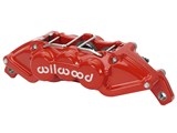 Wilwood 120-17369-RD UTV6-P Caliper, Rear, Red, 1.00/1.00/1.00" Pistons, 0.25 Disc / Wilwood 120-17369-RD UTV6-P Caliper Rear Red