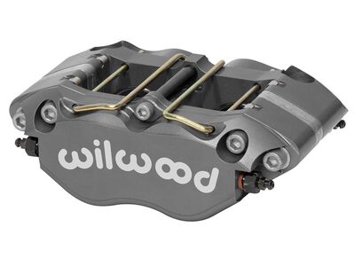 Wilwood 120-18061 Narrow Dynapro Brake Caliper (Thin Pad), Gray Ano, 1.25" Pistons for 0.25" Disc / Wilwood 120-18061 NDPR Brake Caliper