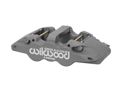 Wilwood 120-18192 AERO4-ST Brake Caliper, Right Hand, Gray Ano, 1.62/1.38" Pistons for 1.25" Disc / Wilwood 120-18192 AERO4-ST Brake Caliper