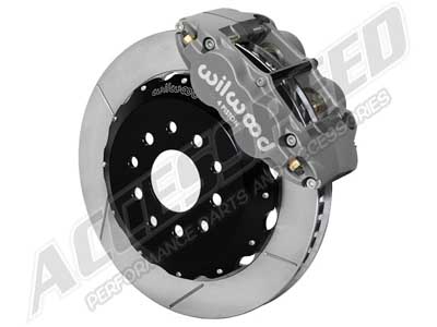 Wilwood 140-10691 Superlite 4R Front 12" Race Brake Kit, Slotted, Gray Anodized, 1993-2002 Camaro / Wilwood 140-10691 Big Brake Kit