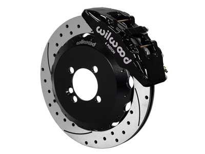 Wilwood 140-10735-D Dynapro 6 Front 12.19" Big Brake Kit, Drilled, Black, 1990-2013 Acura Honda / Wilwood 140-10735-D Big Brake Kit