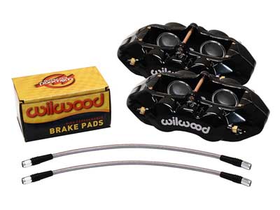 Wilwood 140-10789-BK Front D8-4 Replacement Caliper Upgrade Kit, Black, 1965-1982 Chevrolet Corvett / Wilwood 140-10789-BK Big Brake Kit