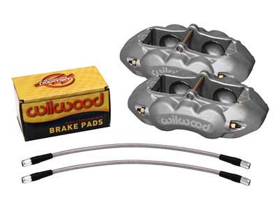 Wilwood 140-10789 Front D8-4 Replacement Caliper Upgrade Kit, Gray Ano, 1965-1982 Chevrolet Corvett / Wilwood 140-10789 Big Brake Kit