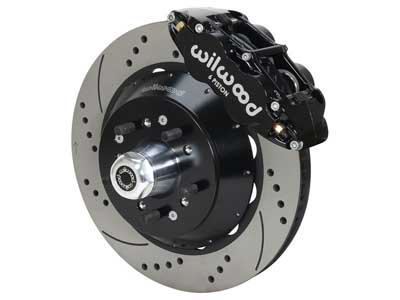 Wilwood 140-10816-D SL6R Front 14" Big Brake Hub Kit Black Drilled 1962-1972 CDP B & E Body / Wilwood 140-10816-D Big Brake Kit