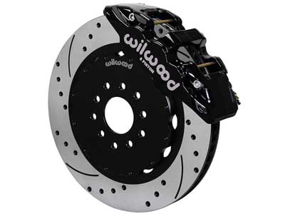 Wilwood 140-10830-D AERO6 Front Big Brake Kit Drilled & Slotted Rotors 2005-2014 Ford Mustang / Wilwood 140-10830-D Big Brake Kit