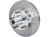 Wilwood 140-10888-D Front Hub Kit with 11" Vtd Rtr, Drilled 37-48 Ford Psgr. Car Spindle / Wilwood 140-10888-D Hub Kit