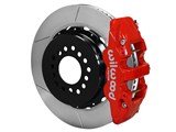 Wilwood 140-10948-R AERO4 Rear 14" Brake Kit Red Slotted 2.50 Offset, Ford Big New Style Axle Flang / Wilwood 140-10948-R Big Brake Kit