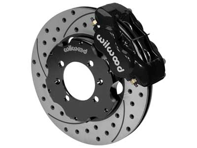 Wilwood 140-11704-D Forged Dynalite 11" Front Big Brake Kit, Black, Drilled, 1990-2005 Mazda Miata / Wilwood 140-11704-D Big Brake Kit