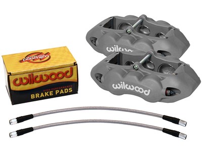 Wilwood 140-11857 Front D8-6 Replacement Caliper Upgrade Kit, Gray Ano, 1965-1982 Chevrolet Corvett / Wilwood 140-11857 Big Brake Kit