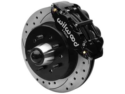 Wilwood 140-12276-D FNSL6R Front 12.88" Brake Kit, Black, Drilled, for WWE/AM/TRS Pinto Spindles / Wilwood 140-12276-D Big Brake Kit