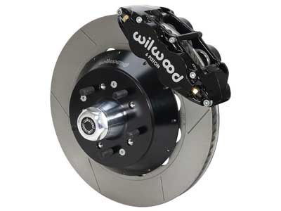 Wilwood 140-12299 SL6R Front 14" Big Brake Hub Kit Black Slotted 1979-1987 GM "G" Body / Wilwood 140-12299 Big Brake Kit