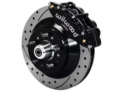 Wilwood 140-12307-D Superlite 6R 13" Front Big Brake Kit, Drilled, Black, 1955-1957 Chevrolet Cars / Wilwood 140-12307-D Big Brake Kit