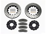 Wilwood 140-12337-D Promatrix Front 2-Pc Performance Drilled Rotors & Pads 2007-2012 Mustang GT500 / Wilwood 140-12337-D Big Brake Kit