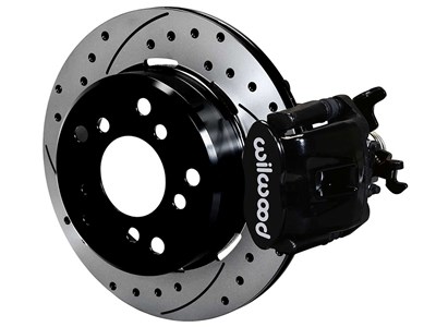 Wilwood 140-12363-D CPB 12.19" Rear Brake Kit W/Lines, Black, Drilled for Factory-5 T-Bird 8.8 IRS / Wilwood 140-12363-D CPB Rear Big Brake Kit
