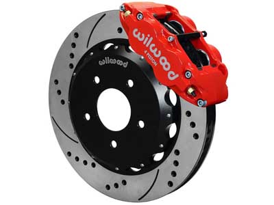 Wilwood 140-12440-DR Front Superlite 6R Red 14" Drilled Big Brake Kit 2007-2018 Jeep Wrangler JK / Wilwood 140-12440-DR Big Brake Kit