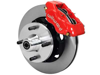 Wilwood 140-12535-R FDL Pro 11" Front Hub Brake Kit, Red, 1963-1966 Ford / Wilwood 140-12535-R Big Brake Kit