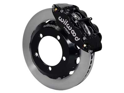 Wilwood 140-12576 Superlite 4 Front 12.2" Big Brake Kit Black 1987-1989 Jeep YJ / Wilwood 140-12576 Big Brake Kit