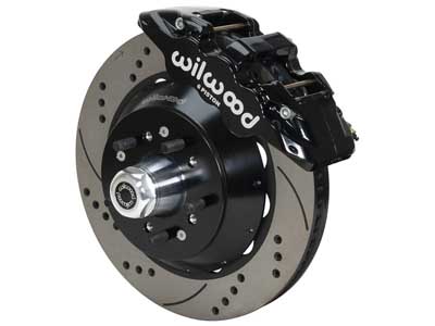 Wilwood 140-12824-D AERO6 Front 14.25" Big Brake Kit Black Drilled 1997-2003 Ford F150 2WD / Wilwood 140-12824-D Big Brake Kit