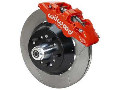 Wilwood 140-12824-R AERO6 Front 14.25" Big Brake Kit Red Slotted 1997-2003 Ford F150 2WD / Wilwood 140-12824-R Big Brake Kit