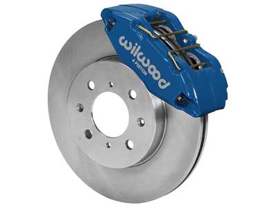 Wilwood 140-12996-CB Dynapro DPHA Front Caliper & Rotor Kit Comp Blue Honda/Acura w/ 262mm OE Rotor / Wilwood 140-12996-CB Big Brake Kit