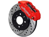 Wilwood 140-12996-DR Dynapro Front 10" Rotor/Caliper Upgrade, Red, Drilled, Acura/Honda W/262mm OE / Wilwood 140-12996-DR Big Brake Kit