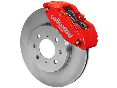 Wilwood 140-12996-R Dynapro Front 10.32" Rotor/Caliper Upgrade, Red, Fits Acura/Honda W/262mm OE / Wilwood 140-12996-R Big Brake Kit