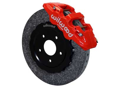 Wilwood 140-13154-CSICR AERO6 Front Carbon-Ceramic Red 14" Big Brake Kit 1997-2013 Corvette C5/C6 / Wilwood 140-13154-CSICR Big Brake Kit