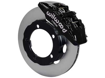 Wilwood 140-13303 DynaPro 6 Front 12" Big Brake Kit, Black, 1966-1975 Bronco Dana 30/44 W/OE Drum / Wilwood 140-13303 Big Brake Kit