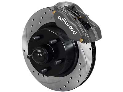 Wilwood 140-13476-D Dynalite 11" Front Hub Big Brake Kit, Drilled, Gray, 1965-1969 Ford & Mercury / Wilwood 140-13476-D Big Brake Kit
