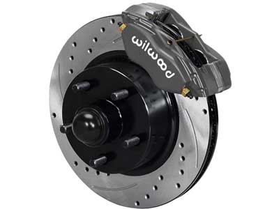 Wilwood 140-13477-D Dynalite 11" Front Hub Big Brake Kit, Gray, Drilled, 1970-1973 Ford & Mercury / Wilwood 140-13477-D Big Brake Kit