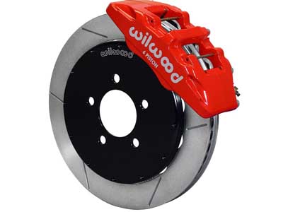 Wilwood 140-13581-R Dynapro 6 Front 13" Big Brake Kit, Slotted, Red, 2004-2013 Mazda 3 / Wilwood 140-13581-R Big Brake Kit