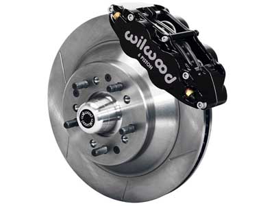 Wilwood 140-13654 Superlite 6R Front 13" Big Brake Kit, Slotted, Black, 1957-1968 Ford Cars / Wilwood 140-13654 Big Brake Kit