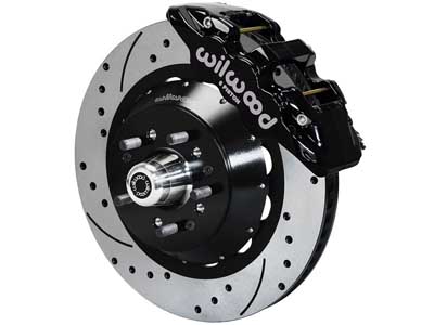Wilwood 140-13692-D AERO6 Front 14" Brake Kit Black Drilled 1963-1987 C-10 w/CPP Drop Spindles / Wilwood 140-13692-D Big Brake Kit