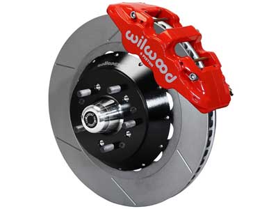 Wilwood 140-13692-R AERO6 Front 14" Big Brake Kit Red Slotted 1963-1987 C-10 w/CPP Drop Spindles / Wilwood 140-13692-R Big Brake Kit