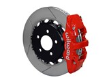 Wilwood 140-13698-R Red AERO4 Rear Big Brake Kit With Slotted 14.25