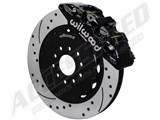 Wilwood 140-13886-D AERO6 Front Black 14" Drilled+Slotted Big Brake Kit 2015-2019 Mustang / Wilwood 140-13886-D Big Brake Kit